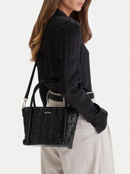 MEXX Torebka CEO-MEXX-AJ-002-09 Czarny. Czarne torebki do ręki damskie Mexx, bez wzorów, z materiału, bez dodatków. Za 169.99 zł.