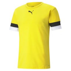 Koszulka piłkarska męska PUMA teamRISE Jersey. Brązowe koszulki sportowe męskie Puma, l, bez wzorów, z jersey, bez kołnierzyka, bez ramiączek, do piłki nożnej. Za 92.92 zł.
