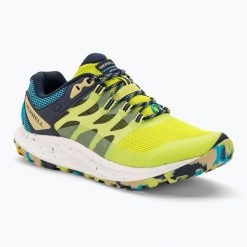 Buty do biegania damskie Merrell Antora 3. Fioletowe obuwie sportowe damskie Merrell, bez wzorów, do biegania. W wyprzedaży za 468.10 zł.