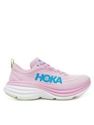Hoka Buty do biegania Bondi 8 1127952 Różowy. Czerwone obuwie sportowe damskie HOKA, bez wzorów, z materiału, do biegania. Za 599.99 zł.