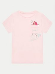 Guess T-Shirt K4GI19 K6YW4 Różowy Regular Fit. Czerwone t-shirty i topy dla dziewczynek Guess, z aplikacjami, z bawełny, bez ramiączek. Za 159.99 zł.