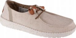 HEY DUDE Hey Dude Wendy Washed 40297-13R Beżowe 36. Brązowe trampki i tenisówki damskie Hey dude, bez wzorów, bez zapięcia. Za 319.98 zł.