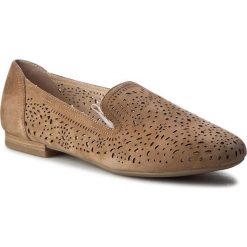 Lordsy CAPRICE - 9-24501-28 Nut Suede 326. Brązowe mokasyny damskie Caprice, z materiału. W wyprzedaży za 189.00 zł.