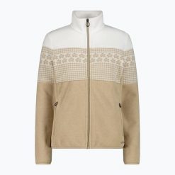 Bluza damska CMP 35J3806 Arctic Fleece. Brązowe bluzy damskie CMP, bez wzorów, bez kaptura. Za 359.99 zł.