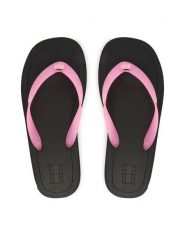 Tommy Jeans Japonki Tjw Cleated Jelly Summer Sandal EN0EN02954 Różowy. Czerwone klapki damskie Tommy Jeans, bez wzorów, z jeansu, bez obcasa. Za 209.99 zł.