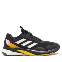 Buty halowe adidas. Niebieskie buty sportowe męskie Adidas, bez zapięcia. Za 431.99 zł.
