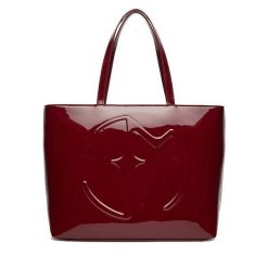 Torebka Eva Minge. Czerwone torebki do ręki damskie Eva Minge, bez wzorów, bez dodatków. Za 239.99 zł.