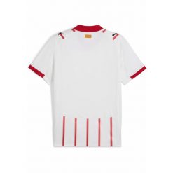 Męska koszulka domowa Girona FC 25/26 PUMA White Red. Białe koszulki sportowe męskie Puma, l, bez wzorów, bez kołnierzyka, bez ramiączek, do piłki nożnej. Za 403.00 zł.