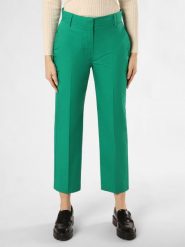 Tommy Hilfiger Spodnie Kobiety Bawełna zielony, 34. Zielone spodnie materiałowe damskie Tommy Hilfiger, bez wzorów, z bawełny. Za 299.95 zł.