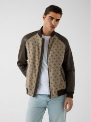 Guess Kurtka przejściowa 182886 Brązowy Classic Fit. Brązowe kurtki męskie Guess, m, z aplikacjami, bez kaptura. Za 864.99 zł.