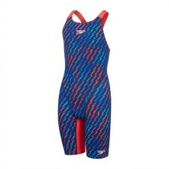 Strój kąpielowy startowy dla dziewczynek Speedo Fastskin Endurance+. Czerwone stroje kąpielowe dla dziewczynek Speedo, bez wzorów, z materiału. Za 330.99 zł.