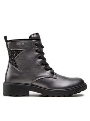 Geox Kozaki J Casey G. G J9420G 0NFEW C0062 S Srebrny. Szare buty zimowe dziewczęce Geox, bez wzorów, ze skóry, bez zapięcia. Za 349.99 zł.