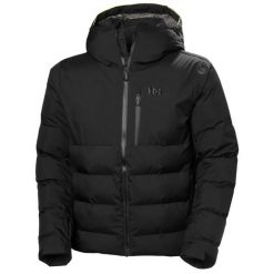 Kurtka puchowa Helly Hansen Kvitfjell. Czerwone kurtki snowboardowe męskie Helly Hansen, l, bez wzorów, z dzianiny, bez kaptura, narciarskie, primaloft. Za 1,191.25 zł.