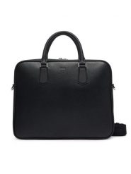BOSS Torba na laptopa New Crosstown 50541864 Czarny. Czarne torby na laptopa męskie Boss, bez wzorów, ze skóry. Za 2,199.00 zł.