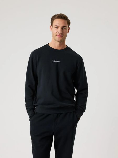 Bjorn_borg BORG CLASSIC SWEATSHIRT bluza męska – BLACK BEAUTY. Czarne bluzy męskie Björn Borg, m, bez wzorów, bez kaptura. Za 307.50 zł.