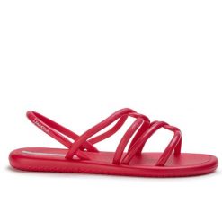 Sandały damskie Ipanema 27135 MEU SOL SANDAL AD. Czerwone sandały damskie Ipanema, bez wzorów, z materiału, bez obcasa, bez zapięcia. Za 65.00 zł.