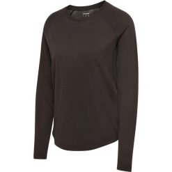 Damski jersey z długim rękawem Hummel MT Vanja. Brązowe obuwie sportowe damskie Hummel, bez wzorów, z jersey, na fitness i siłownię. Za 223.00 zł.