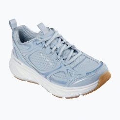 Buty damskie SKECHERS Edgeride Power Flow. Niebieskie obuwie sportowe damskie Skechers, bez wzorów. Za 269.99 zł.