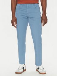 BOSS Spodnie materiałowe H-Re.Maine5 50538370 Błękitny Regular Fit. Niebieskie spodnie materiałowe męskie Boss, m, bez wzorów, z bawełny. Za 359.99 zł.
