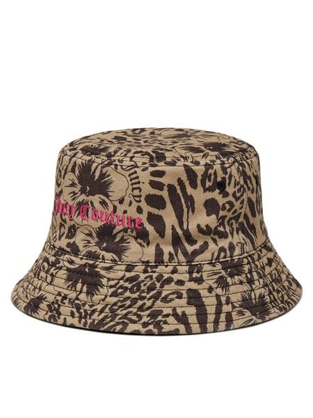 Juicy Couture Kapelusz Bot Bucket JCAWH125711 Brązowy. Brązowe czapki i kapelusze damskie Juicy Couture, bez wzorów, z bawełny. Za 79.99 zł.