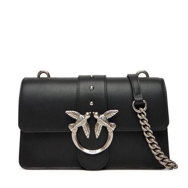 Torebka PINKO. Czarne listonoszki damskie Pinko, bez wzorów, bez dodatków. Za 1,199.00 zł.