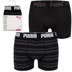 Męskie bokserki majtki bawełniane 2PAK 2 PARY PUMA BASIC BOXER 2P. Niebieskie bokserki męskie Puma, l, bez wzorów, z bawełny. Za 69.00 zł.