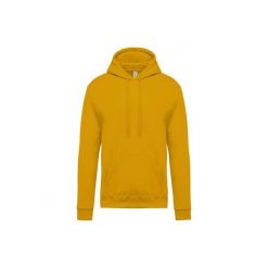 Bluza z kapturem Kariban. Żółte bluzy męskie KARIBAN, m, bez wzorów, z kapturem. Za 175.00 zł.