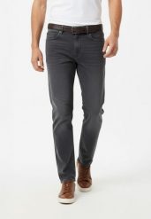 Grafitowe jeanys, Regular, D-JERRY 61. Szare spodnie materiałowe męskie Volcano, m, bez wzorów, z jeansu, wizytowe. Za 189.99 zł.