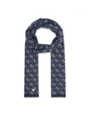 Guess Szalik M5BZ19 Z0442 Granatowy. Niebieskie rękawiczki męskie Guess, z aplikacjami, z nylonu. Za 199.99 zł.