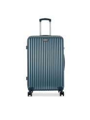 Semi Line Walizka duża T5955-3 Granatowy. Niebieskie walizki męskie Semi-line, bez wzorów, z tworzywa sztucznego, duże. Za 359.99 zł.