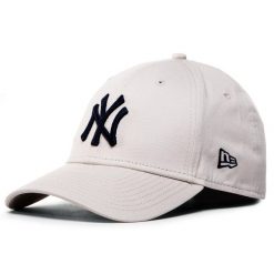Czapka z daszkiem New Era. Szare czapki i kapelusze damskie New Era, bez wzorów. Za 99.99 zł.