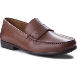 Mokasyny CLARKS - Claude Lane 261238637 Brown Leather. Mokasyny męskie marki Clarks. W wyprzedaży za 199.00 zł.