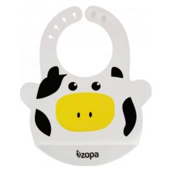 Zopa Silikonowy Śliniak, Biały. Śliniaki dla dzieci marki Zopa. Za 24.00 zł.