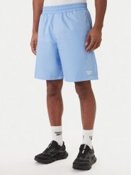 Reebok Szorty sportowe Brennan RK25563CCM Błękitny Regular Fit. Niebieskie krótkie spodenki sportowe męskie Reebok, m, bez wzorów, z syntetyku. Za 129.99 zł.