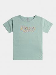Roxy T-Shirt Day And Night A Tees ERGZT04008 Niebieski Regular Fit. Niebieskie t-shirty i topy dla dziewczynek Roxy, bez wzorów, z bawełny, bez ramiączek. Za 49.99 zł.