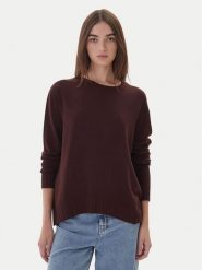 Kontatto Sweter 3M0808C Brązowy Relaxed Fit. Brązowe swetry damskie Kontatto, m, bez wzorów, z syntetyku, bez kołnierzyka, bez ramiączek, bez kaptura. Za 259.99 zł.