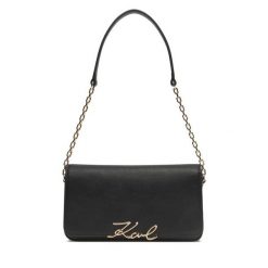 Torebka KARL LAGERFELD. Czarne torebki do ręki damskie KARL LAGERFELD, bez wzorów, wizytowe, bez dodatków. Za 849.99 zł.