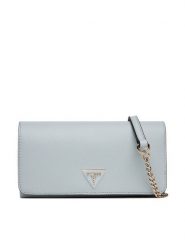 Guess Torebka Noelle II Mini HWZG96 72750 Błękitny. Niebieskie torebki do ręki damskie Guess, z aplikacjami, ze skóry, wizytowe, bez dodatków. Za 289.99 zł.