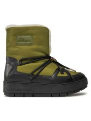 Tommy Hilfiger Śniegowce Tommy Essential Snowboot FW0FW07504 Zielony. Zielone śniegowce i trapery damskie Tommy Hilfiger, z materiału. Za 369.99 zł.