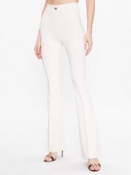 Elisabetta Franchi Spodnie materiałowe PA-054-31E2-V250 Écru Regular Fit. Spodnie materiałowe damskie Elisabetta Franchi, bez wzorów, z materiału. Za 1,589.00 zł.