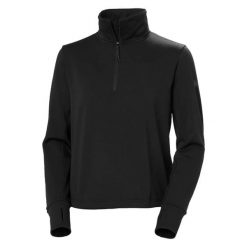 Bluza damska Helly Hansen Versalite Cinched Fleece. Czarne bluzy damskie Helly Hansen, m, bez wzorów, z elastanu, bez kaptura. Za 331.50 zł.