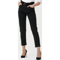 Czarne Jeansy Glim. Czarne jeansy dla dziewczynek Born2be, z jeansu. Za 109.99 zł.