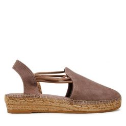 Espadryle Toni Pons. Brązowe klapki damskie Toni Pons, bez wzorów, bez obcasa, bez zapięcia. Za 239.99 zł.