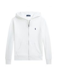 Polo Ralph Lauren Bluza 323964134001 Biały Regular Fit. Białe bluzy dla chłopców Polo Ralph Lauren, bez wzorów, z bawełny, bez ramiączek, bez kaptura. Za 489.99 zł.