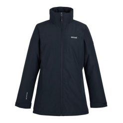 Kurtka Wodoodporna Damska Ocieplana Tamlin. Niebieskie kurtki damskie Regatta, na zimę, xl, bez wzorów, z materiału, z kapturem. Za 195.99 zł.