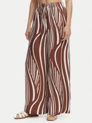 Seafolly Spodnie materiałowe Coastline 55541-PA Brązowy Wide Leg. Brązowe spodnie materiałowe damskie Seafolly, s, bez wzorów, z lyocellu. Za 639.99 zł.