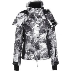 Superdry SNOW PUFFER Kurtka snowboardowa cliff face/black. Kurtki snowboardowe damskie Superdry., z materiału. W wyprzedaży za 980.10 zł.
