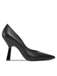 Patrizia Pepe Czółenka 8Z0029/L048-K103 Czarny. Czarne czółenka damskie Patrizia Pepe, bez wzorów, ze skóry, bez obcasa, bez zapięcia. Za 2,369.00 zł.