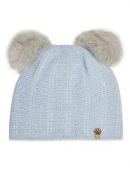 Jamiks Czapka Franco JZF304-S Błękitny. Niebieskie buty zimowe chłopięce Jamiks, bez wzorów, z materiału, bez zapięcia. Za 109.99 zł.