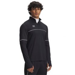 Koszulka polo z długim rękawem Under Armour Challenger. Czarne bluzki z długim rękawem męskie Under Armour, s, bez wzorów, z dzianiny, bez kołnierzyka. Za 274.99 zł.